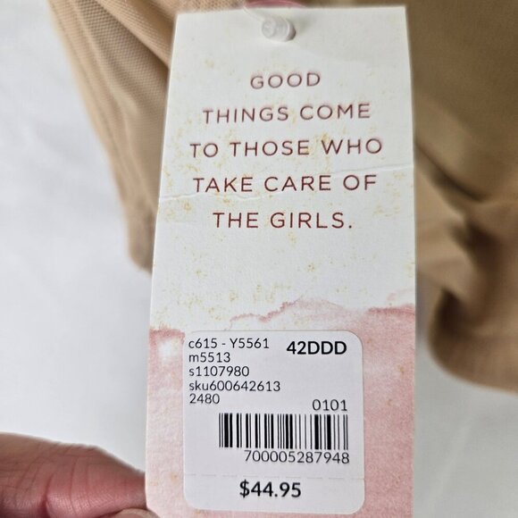 The Modern Cacique Collection Size 42DDD Nurde Lightly Lined Balconet Bra NWT - Picture 9 of 13